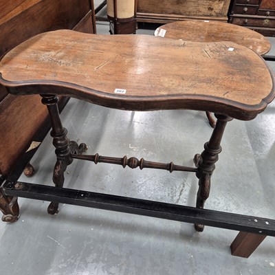 Lot 302 - A victorian shaped top centre table.