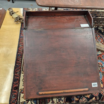 Lot 304 - A writing slope and a laundry maid