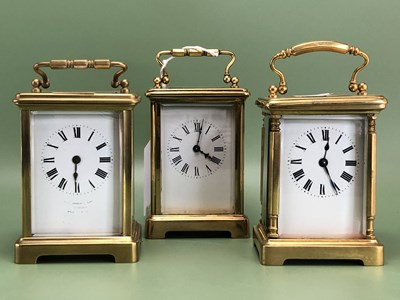 Lot 1129 - Three various carriage timepieces