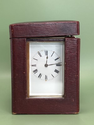 Lot 1131 - A Henri Jacot carriage clock striking on a...
