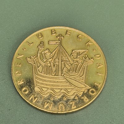 Lot 1095 - A Lubeck, Germany medal, translated to Lubeck-...