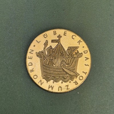 Lot 1097 - A Lubeck, Germany medal, translated to Lubeck-...