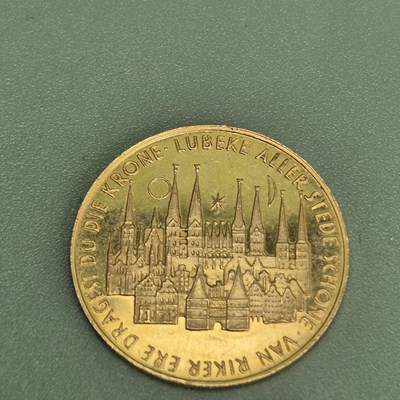 Lot 1098 - A Lubeck, Germany medal, translated to Lubeck-...