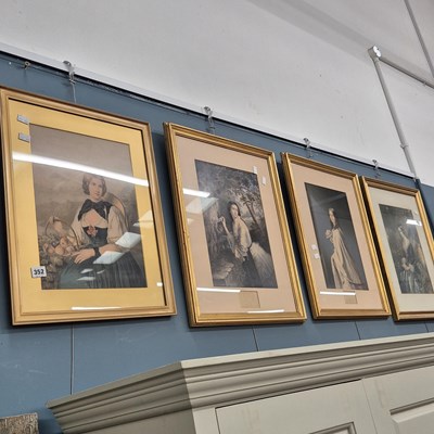 Lot 352 - A group of four Baxter prints