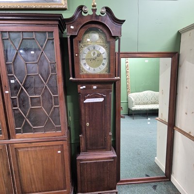 Lot 436 - An early 19th century eight day longcase clock...