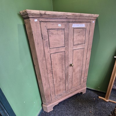 Lot 442 - A large 19th century oak two-door...