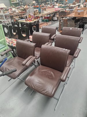 Lot 419A - A set of MGM Boss design chairs