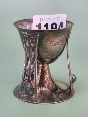 Lot 1194 - A Guild of Handicrafts hallmarked silver Arts...
