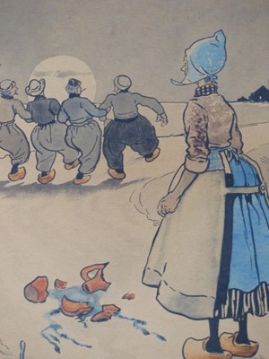 Lot 1008 - Dutch school, 'The Broken Pitcher',...