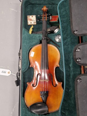 Lot 1012 - A Gand & Bernardel 1898 labelled violin, No....