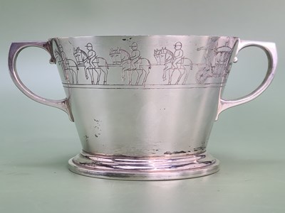 Lot 1019 - A George V silver jubilee two handled bowl by...