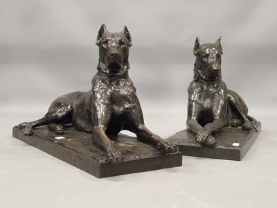 Lot 1025 - Georges Gardet (1863-1939). A pair of French...