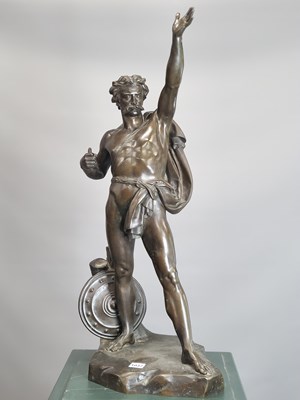 Lot 1037 - John Ayres Hatfield after J H Foley, a bronze...