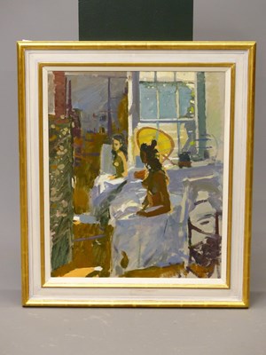 Lot 1045 - Ken Howard (1932-2022), ARR. 'Josie', oil on...