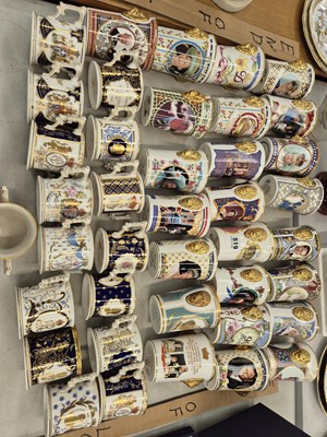 Lot 519 - Crown Derby royal commemorative two handled...