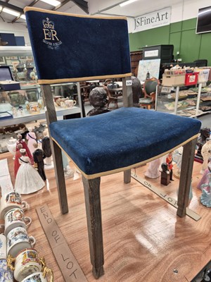 Lot 529 - A limed oak chair for the 1977 Silver Jubilee...