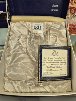 Lot 531 - A limited edition boxed Stuart Crystal...