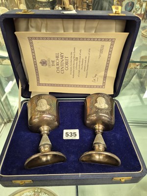 Lot 535 - A cased pair of 1974 Toye, Kenning and Spencer,...