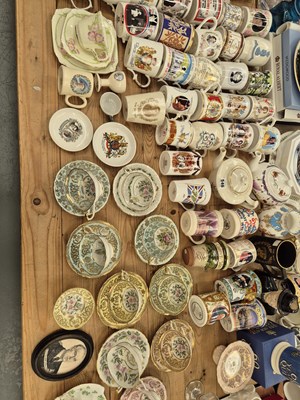 Lot 546 - Royal and VE day commemorative wares, a...