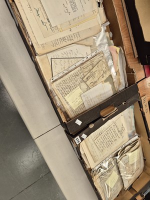 Lot 574 - A collection of hand written letters and...