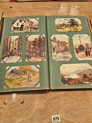 Lot 575 - An album of early 20th century postcards:...