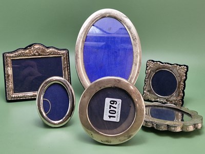 Lot 1079 - Two Carrs silver mounted photograph frames,...