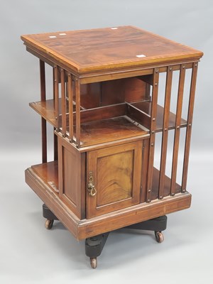 Lot 1331 - A Maple & Co. cross banded mahogany rotary...