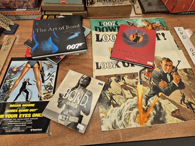 Lot 609 - James Bond 'Look Up' and 'Look Down' posters,...