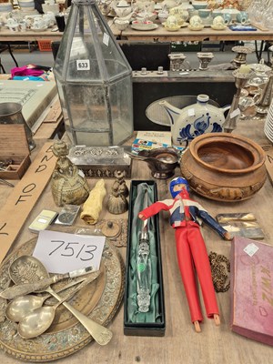 Lot 633 - A leaded glass terrarium, a radio,...