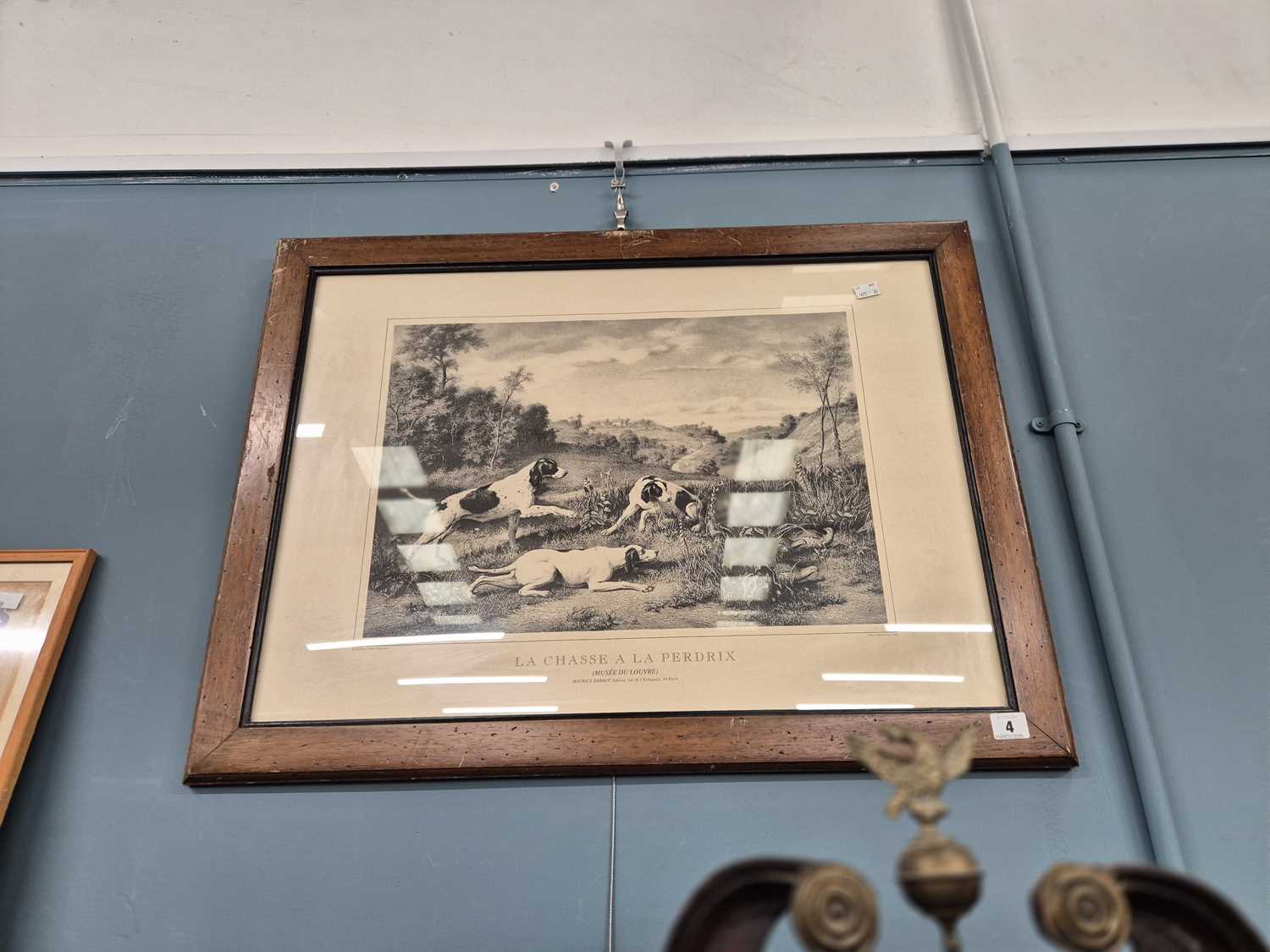 Lot 4 - A  large print 'La Chasse A La Perdrix'...