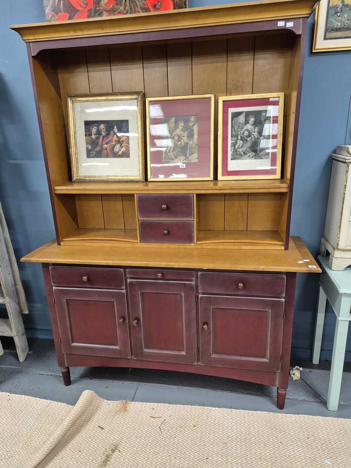 Lot 10 - A 20th century dresser in the Arts and Crafts...