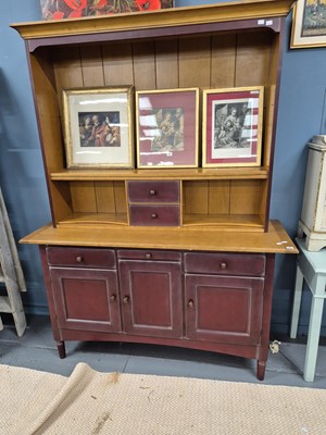Lot 10 - A 20th century dresser in the Arts and Crafts...