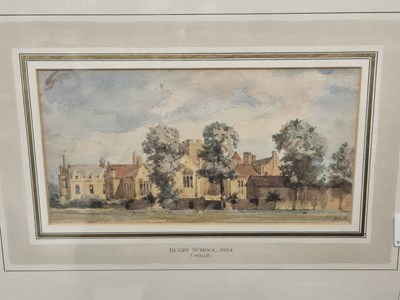 Lot 17 - T. Holis (19th century) Rugby school 1834,...