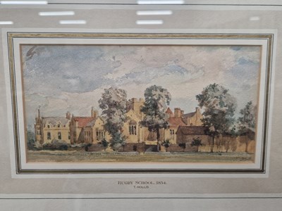 Lot 17 - T. Holis (19th century) Rugby school 1834,...