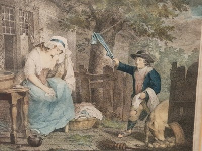 Lot 19 - Two 19th century colour prints after George...