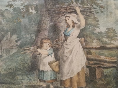 Lot 19 - Two 19th century colour prints after George...