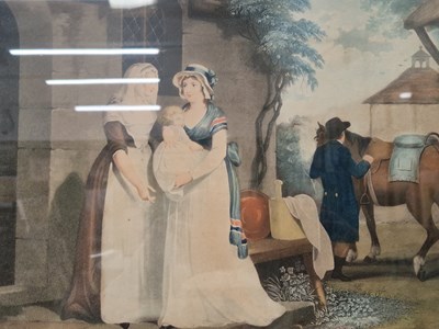 Lot 19 - Two 19th century colour prints after George...