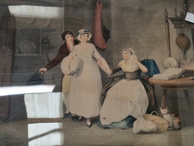 Lot 19 - Two 19th century colour prints after George...