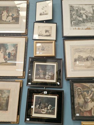 Lot 20 - A pair of 19th century prints, 'Penury' and...