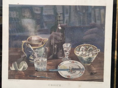 Lot 20 - A pair of 19th century prints, 'Penury' and...