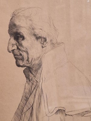 Lot 23 - A good group of six monochrome etchings,...
