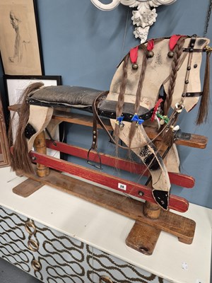 Lot 28 - A vintage rocking horse