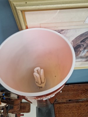 Lot 31 - A vintage/retro uplighter standard lamp