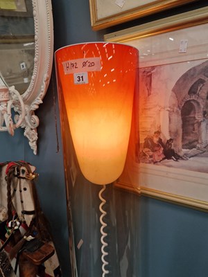 Lot 31 - A vintage/retro uplighter standard lamp