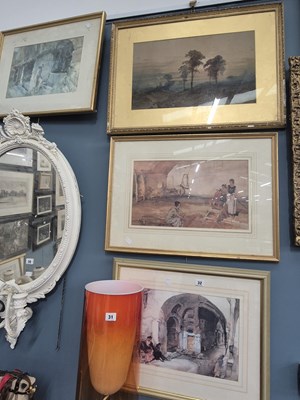 Lot 32 - Three William Russell Flint prints and an...