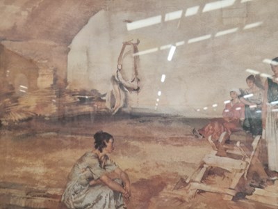 Lot 32 - Three William Russell Flint prints, an...