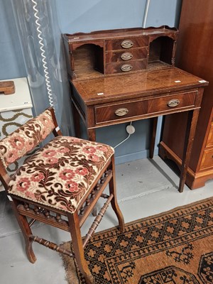 Lot 34 - A small 19th-century style writing table H 96...