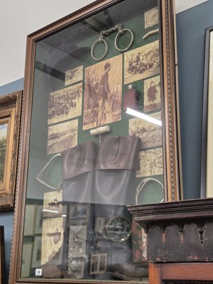 Lot 38 - A large hunting and fieldsport related display...