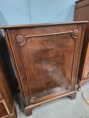 Lot 47 - A late 19th century single door side cabinet H...