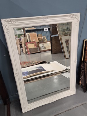 Lot 54 - A Victorian-style painted framed wall mirror
